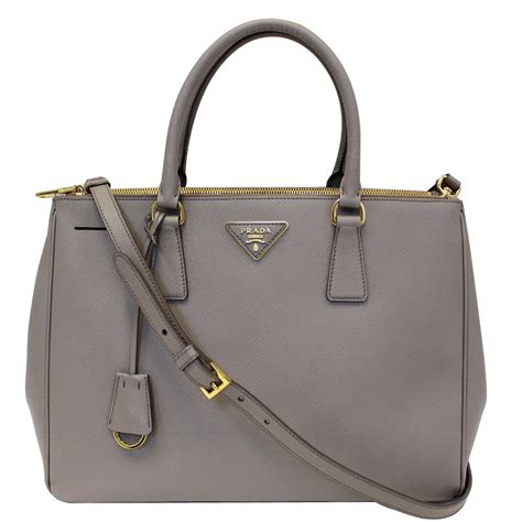 prada double zip bag tote|prada saffiano cuir double bag.